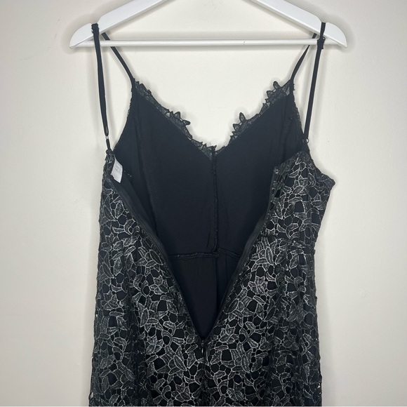 Astr The Label Black Lace Midi Dress Size L - Picture 6 of 8